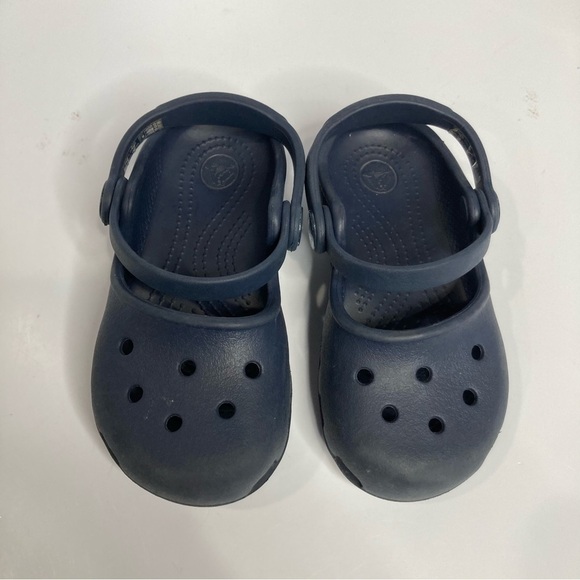 Crocs Karin girls Mary Jane clogs size 8 - Picture 2 of 7